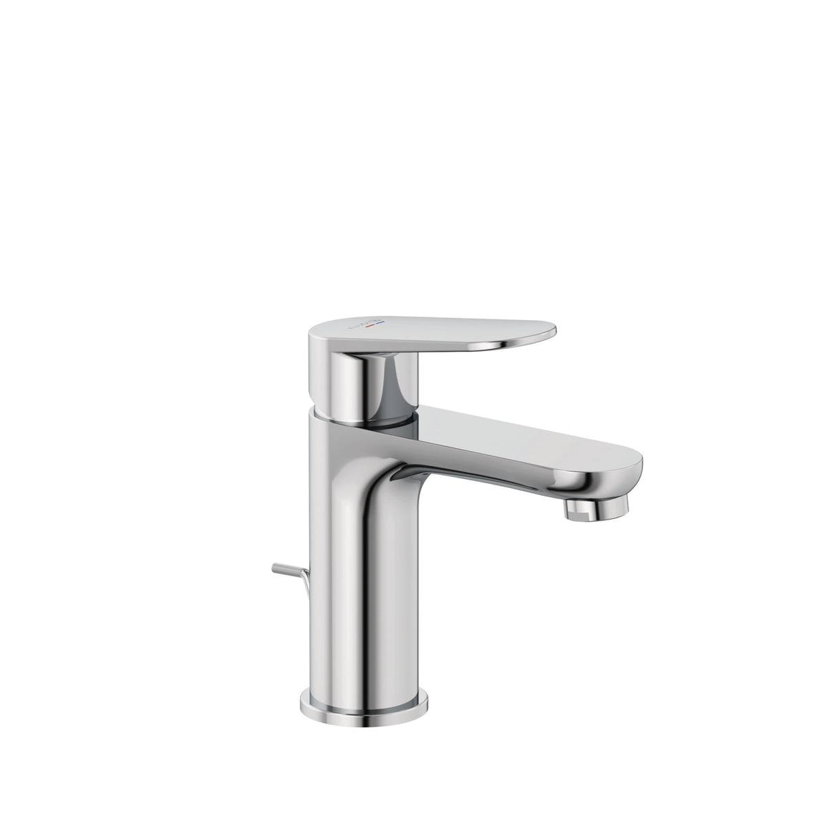KLUDI Kludi X1 Waschtisch-EHM 100 Niederdruck mit Ablaufgarnitur chrom  – 322760575