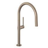 KLUDI KLUDI-REEF Spültisch-Einhandmischer herausz. Geschirrbrause Brushed Bronze  – 50851N175