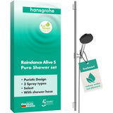 HANSGROHE HG Brauseset Raindance Alive Select S 125 3jet EcoSmart Uni.PuroS 900mm chrom  – 24603000