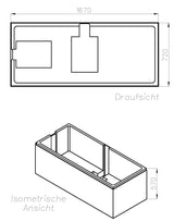 Alva Idea Träger für Wanne Duo AQBWIDDUOP170, 170x75cm - AQTRIDDUO170P1