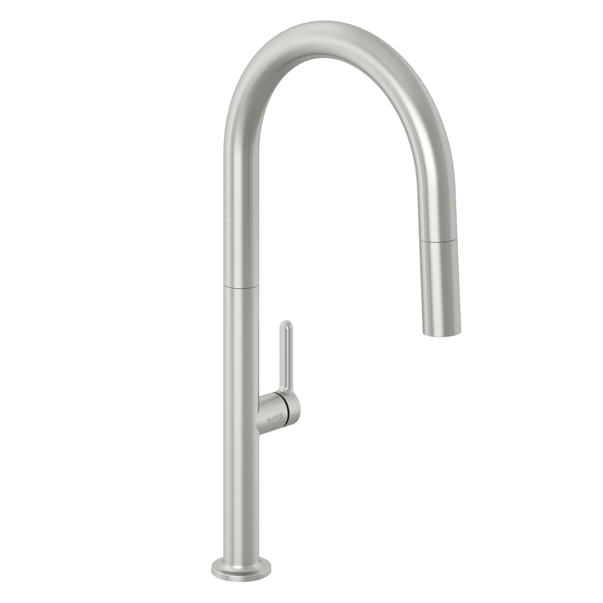 KLUDI KLUDI-AUREA Spültisch-Einhandmischer herausz. Geschirrbrause Stainl.Br. Nicke  – 55852N575