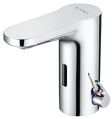 Alva Forta Waschtischarm. Chrom H:12,7cm berhrungslos, Mischw., Netzbetrieb - AQARFOWTMN4