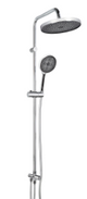 Alva Spa Duschsystem 121,1cm mit Tastumstellung, Chrom - AQARSPDS5