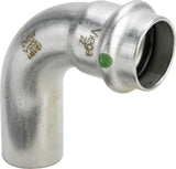 VIEGA Viega Bogen 90 Grad mit SC Sanpress Inox 2316.1 in 35mm Edelstahl   – 435 745
