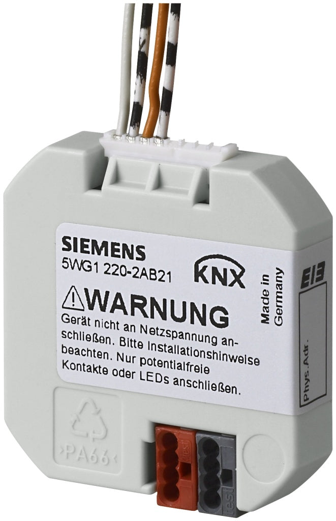 SIEMENS Tasterschnittst. 2x pot.freier Kontakt/Ausgang LED-Anst.  – 5WG1220-2AB21