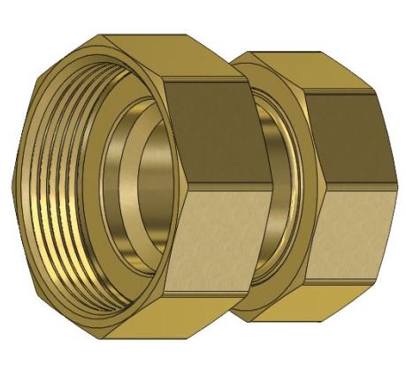 Alva Doppelverschraubung red. 5/4" - 6/4" - ALDV5/4.6/4