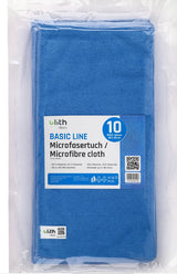 Alva Clean-Basic Microfasertuch blau, 40 x 40 cm, 1 Beutel a 10 Stck. - ACMTUCH