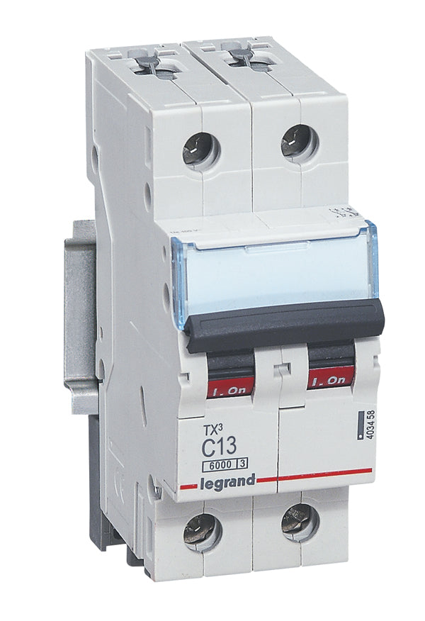LEGRAND LS-Schalter 6kA C 13A/1pol+N  2TE   – 403458