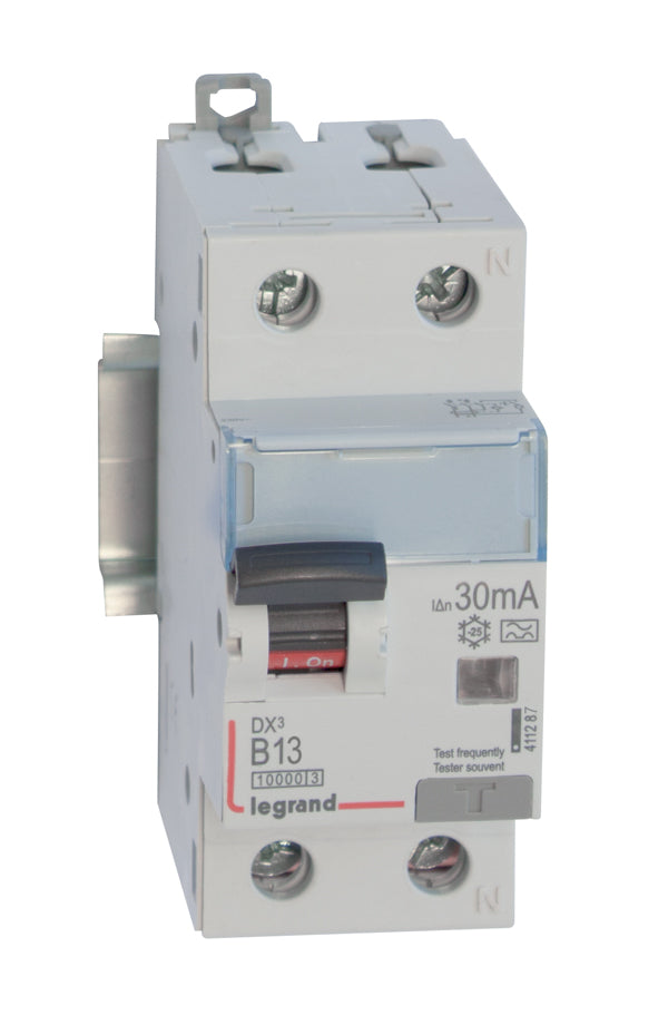 LEGRAND FI/LS-Schalter Typ A  10kA B 13A/1pol+N/30mA  2TE   – 411287