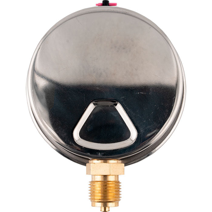 JAKO Glyzerinmanometer Fig.2628 1/2" Anschl. unten 100mm 0-6barStandardausf.   – 1862616000