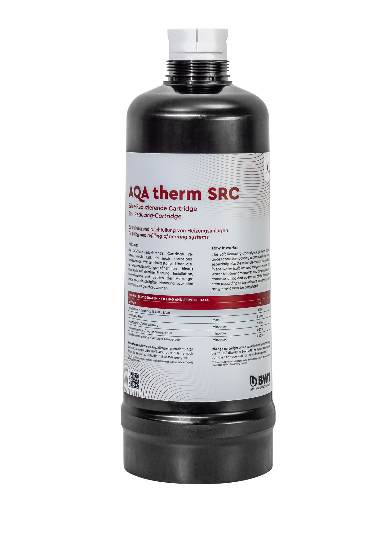 BWT BWT AQA therm SRC X-Large Salz Reduzierende Cartridge, schwarz  – 125639422