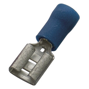 HAUPA Flachsteckhülse blau isoliert 1,5-2,5/6,3x0,8 PVC   – 260394