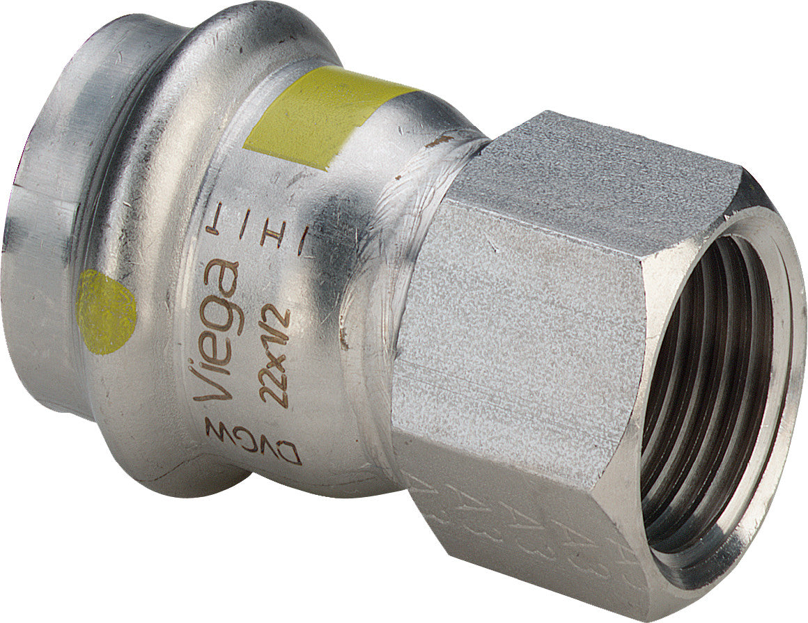 VIEGA Viega Sanpress Inox G-Übergangsstück 0212 (Gas) in d35 x Rp1 1/4 Edelstahl   – 486 921