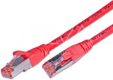 Alva KAT.6 Patchkabel, S/FTP, LSOH, Lifetime Warranty, 0.25m, rot - PK-KAT60.25RT