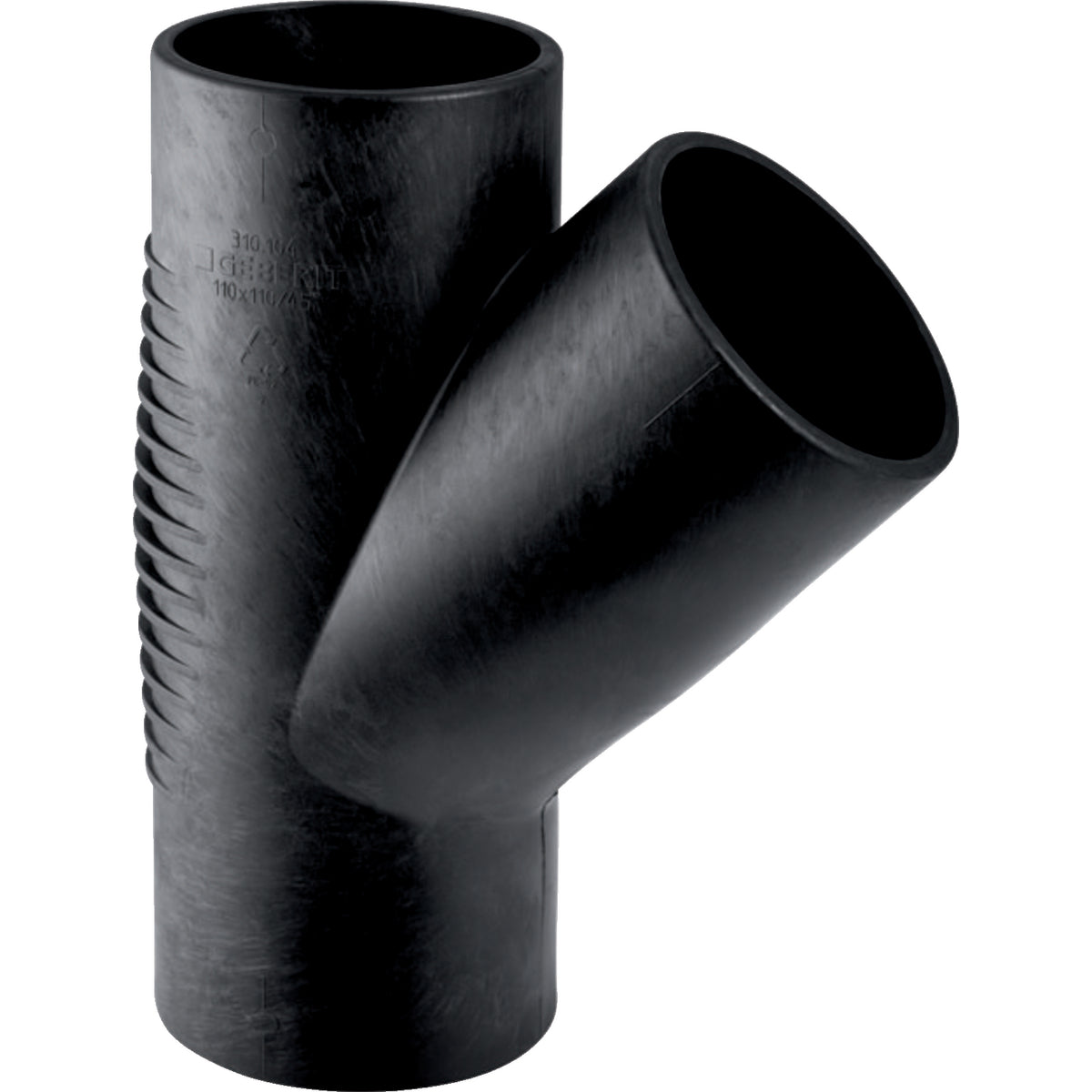 GEBERIT GE Silent-db20 Abzweiger 45 Gr. d75/75mm   – 307.074.14.1