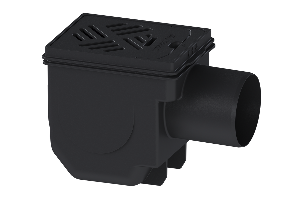 KESSEL KESSEL-Kellerablauf Drehfix DN 100, Rost schwarz, Typ 5  – 27301