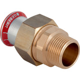 GEBERIT GE Mapress C-Stahl Uebergangsverschr. flachdichtend d18mm x R1/2 verzinkt  – 25332
