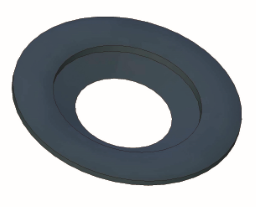 ALVA Lippendichtung da110 EPDM Bohrdurchmesser 121mm für Kabelschacht - ATKSD110