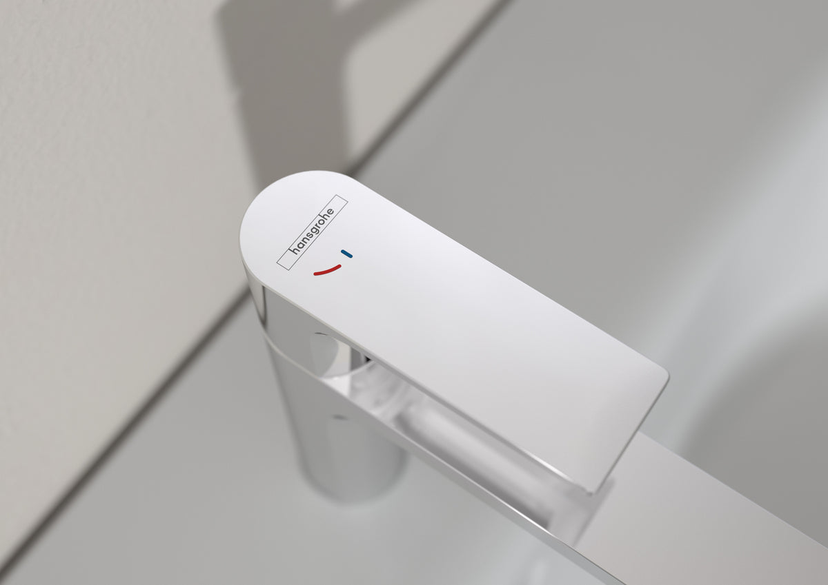 HANSGROHE HG Einhebel-Waschtischmischer Rebris S 110 CoolStart m.Metall Zugstange chrom  – 72527000