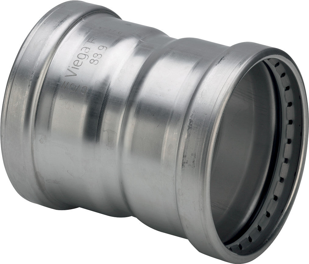 VIEGA Viega Muffe Sanpress Inox XL 2315XL in 76,1mm Edelstahl   – 482 800