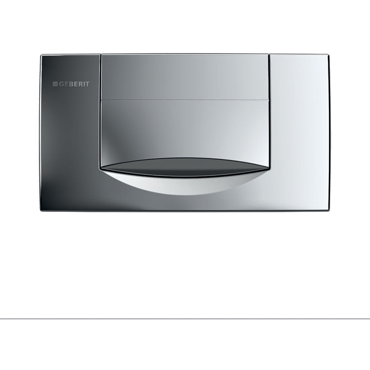 GEBERIT GE Betaetigungsplatte Jazzline, S/S Kunststoff, verchromt   – 115.222.21.1