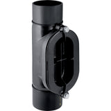 GEBERIT GE PE Putzstueck fuer waagrechte Leitungen 90 Gr. d 125mm 368454   – 368.454.16.1