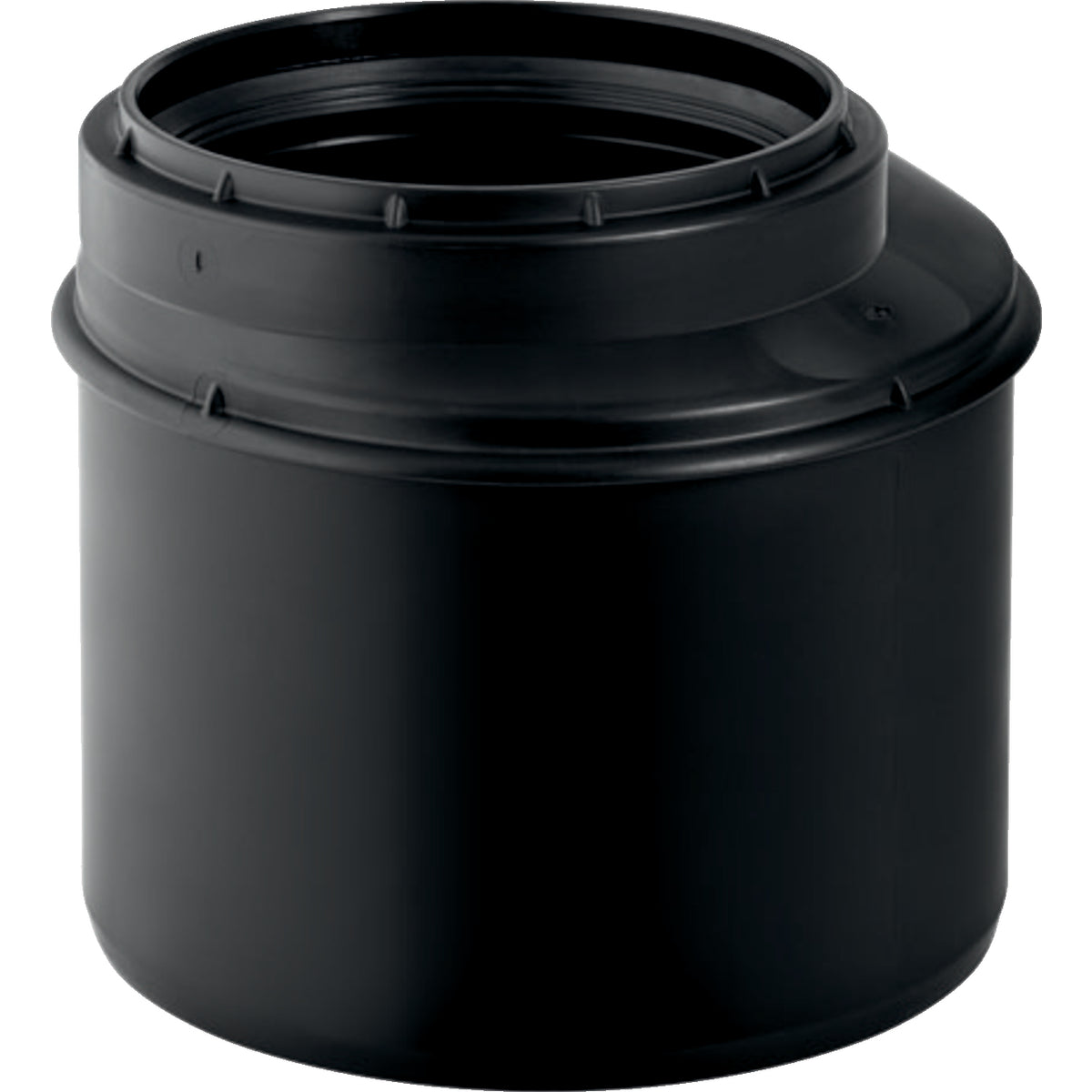 GEBERIT GE Silent-PP Reduktion d75/50mm, exzentrisch, kurz   – 390.373.14.1
