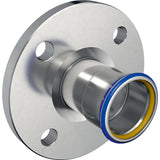 GEBERIT GE Mapress ES Gas Flansch PN10/19 mit Pressmuffe d42mm  – 34207