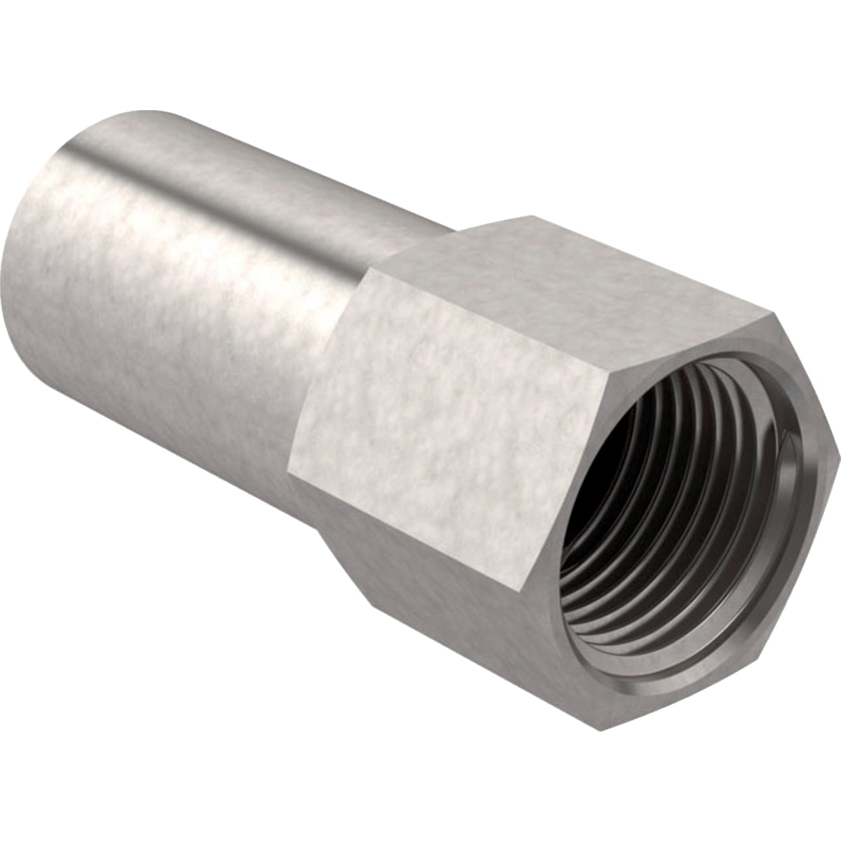 GEBERIT GE Mapress Edelstahl Uebergang mit Einschubende d28mm x Rp1/2, L6,6cm  – 33848