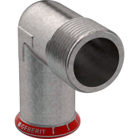 GEBERIT GE Mapress C-Stahl Uebergangswinkel 90 Gr. d15mm x R1/2 verzinkt  – 21613