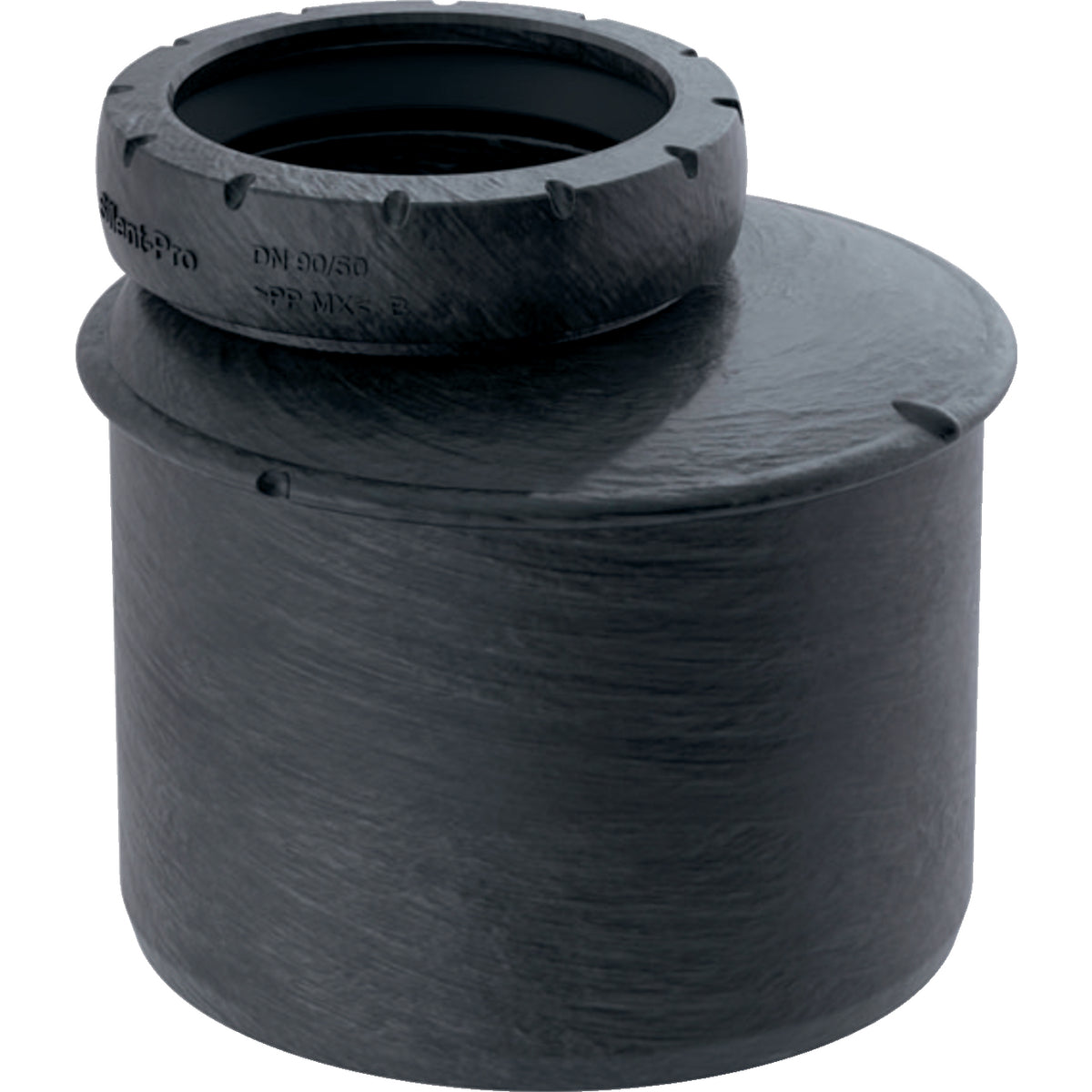 GEBERIT GE Silent-Pro Reduktion d110/50mm, exzentrisch, kurz  – 393.572.14.1
