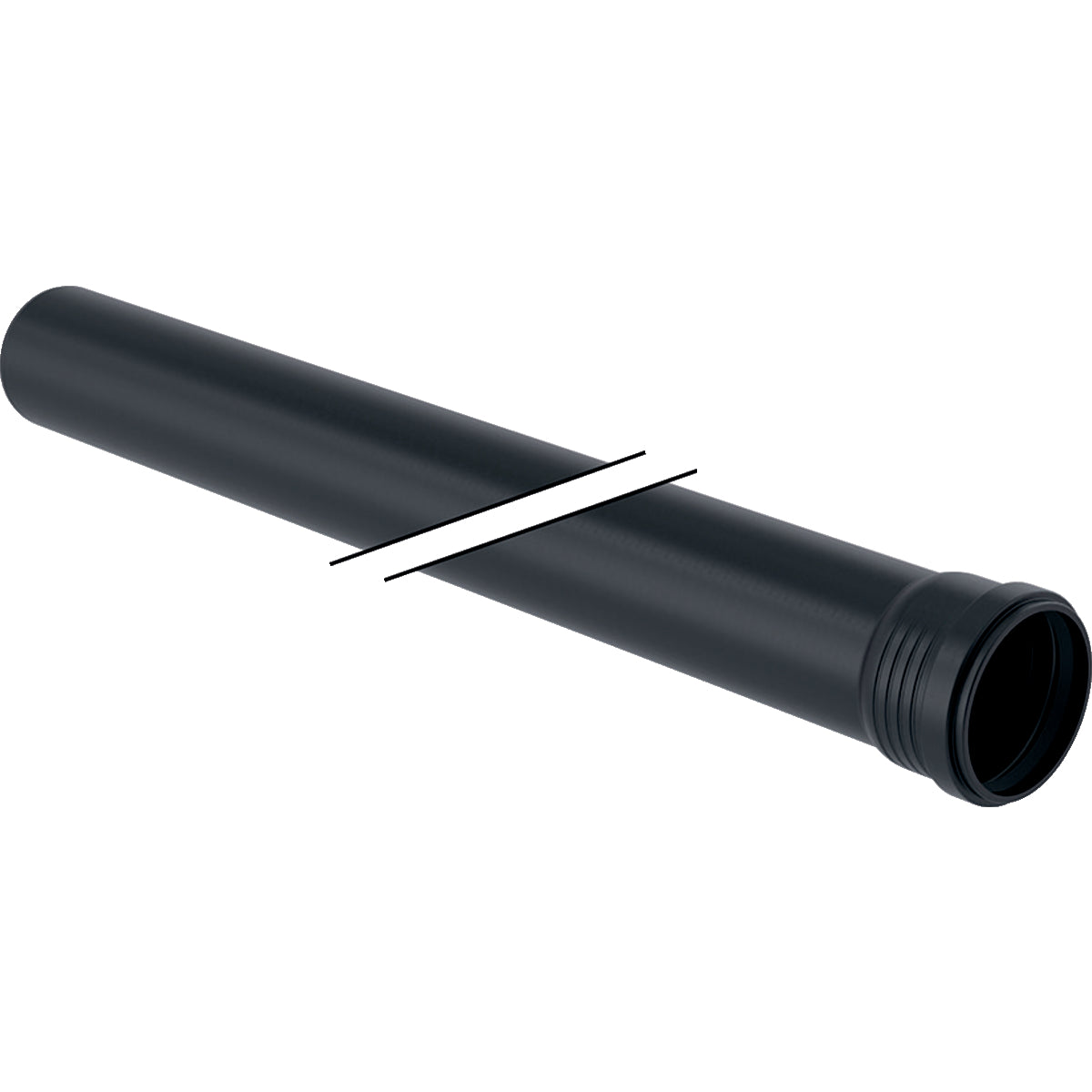GEBERIT GE Silent-Pro Rohr mit Muffe d160x2000mm  – 393.706.14.1