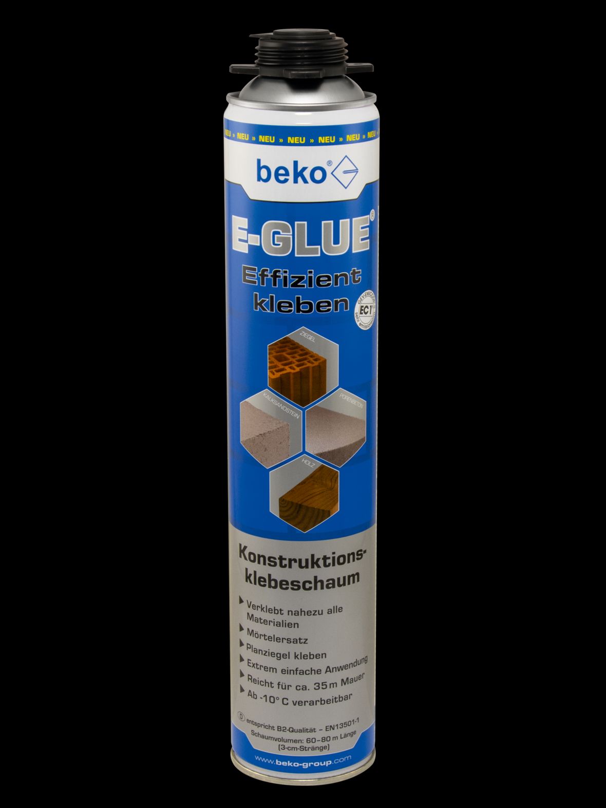 ALVA E-GLUE®Konstruktions-Klebeschaum 810 ml - ACEGLUE