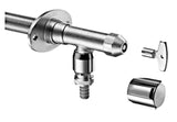 SCHELL SCHELL Polar Set m.Steckschlüssel-Obert. + Comfort Griff, Anschluss Messing 1/2"  – 03 997 03 99