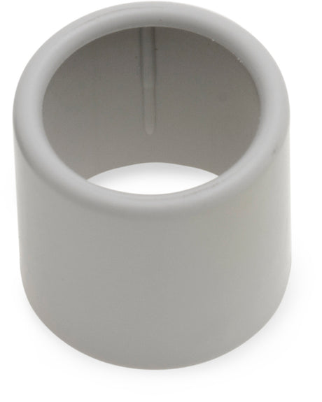 Alva PVC Endtlle d40mm hellgrau zum Kabelschutz an Rohrkanten - PVC-END40