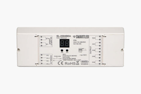 SMARTLED Dali Dimmer 4 x 8A Push Dim 230VAC, 1-4 Adressen, DALI DT-6   – SL-2304BEA