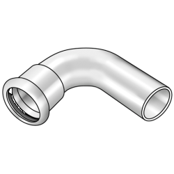 KE KELIT CP421 C-Stahl Pr.Bogen 90 Grad a/i 18  – 54616CC0