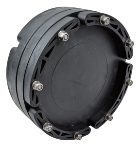 Alva RDF univ. DN200/110-160 geteilt B=1x40mm EPDM Schr. V2A Muttern V4A - ATRDFG200