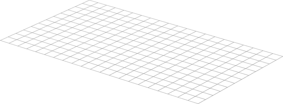 UPONOR Uponor Classic Stahlmatte 100mm blank 2100x1200mm, VPE=25,20m2  – 1063406