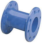 ALVA FF-Stück DN100 400mm lang Fl. PN10/16 GGG epoxybeschichtet