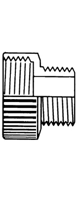 Alva Übersetzung 1/2" A X3/4" I randrierte Ausführung - ACRC3/4.1/2