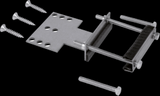 Alva Juna Armaturenstabilisierung zur Fixierung der Armatur, 75mm Winkelblech - AQARJUAS75