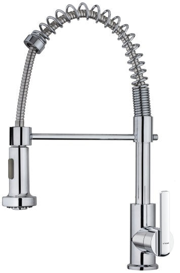 Alva Juna Spültischarm. schwenkb. Federauslauf, Gesamthöhe 42,8cm, Chrom - AQARJUSPT37