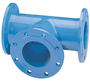 ALVA T-Stück DN150/80 Flansche geb. PN10/16 GGG epoxybeschichtet - TY15080