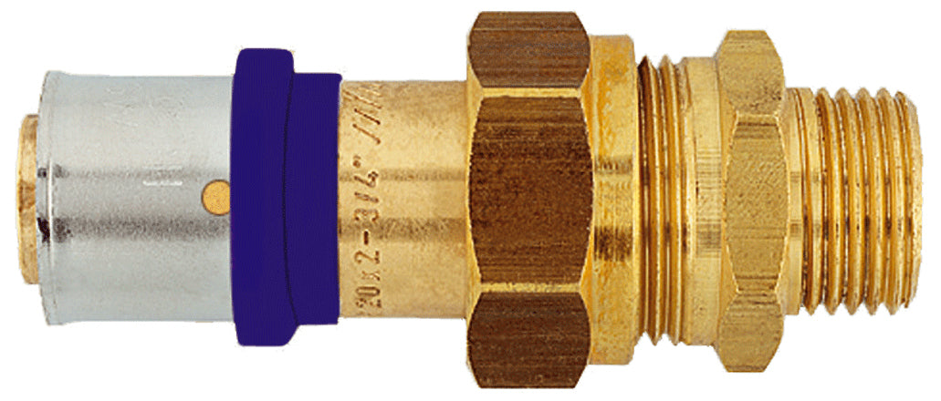 Alva Preßverschraubung mit AG flachdichtend 26x3 - 1" SIS - ACI5341.1.26