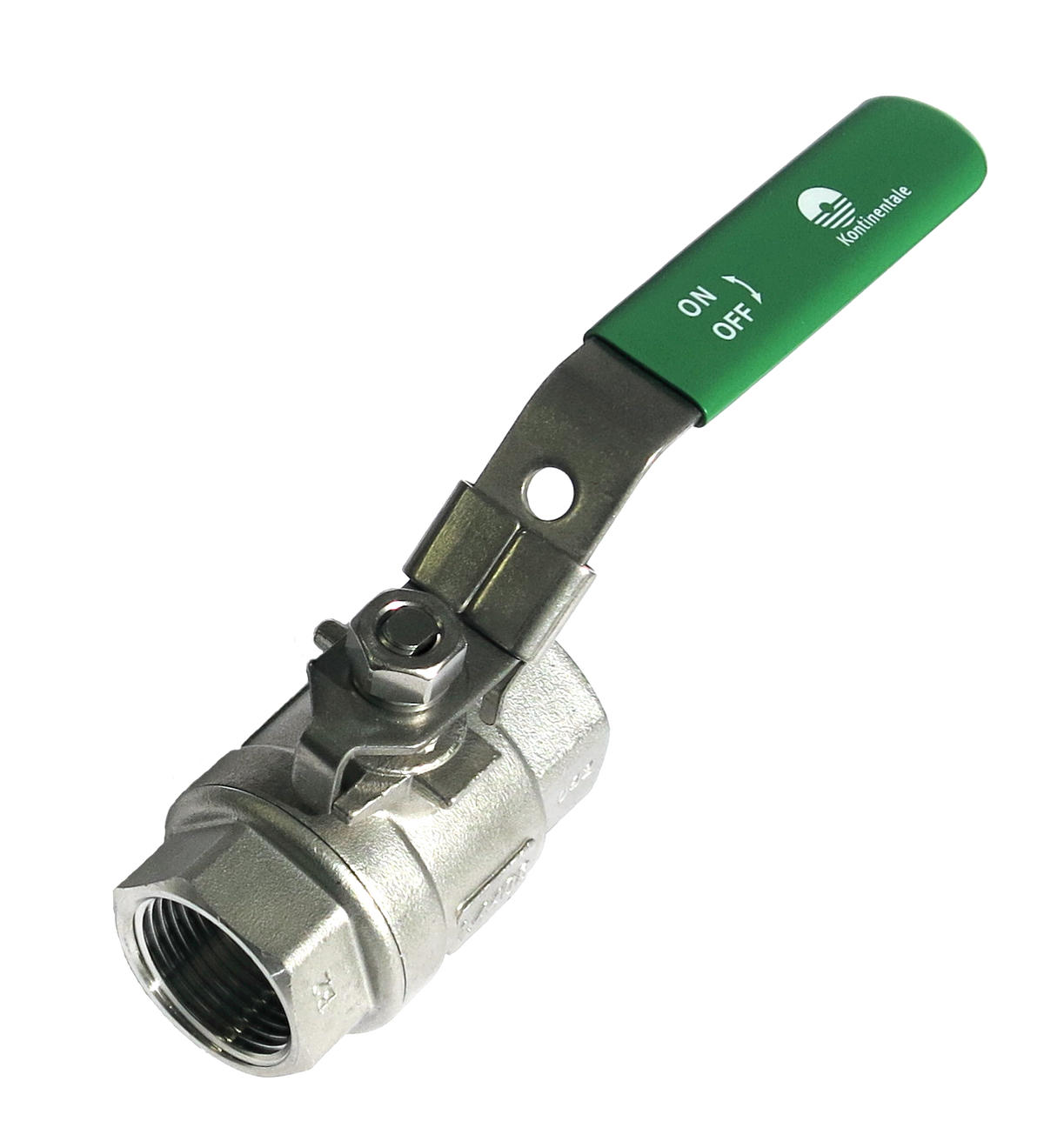 Alva Edelstahlkugelh. M3 2tlg IG 3/4" PN63 voller DG 1.4408 sperrbarer Hebel - ARTEKH2M3-20