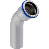GEBERIT GE Mapress Edelstahl Bogen mit Einschubende 45 Gr. d15mm  – 30702