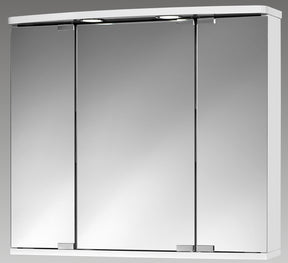 ALVA Varia Spiegelschrank 68x60x22cm, LED-Spots, Weiß - AQBMVASPS2