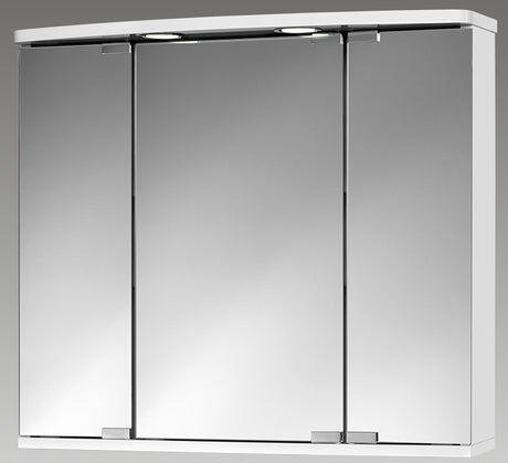 ALVA Varia Spiegelschrank 68x60x22cm, LED-Spots, Weiß - AQBMVASPS2