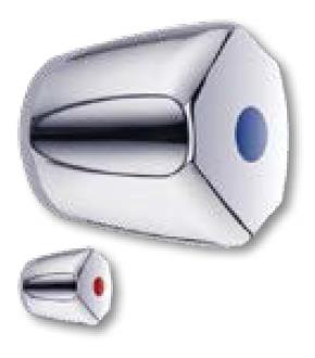Alva Oberteil mit Metallgriff 1/2" blau - ACOTCM1/2BL